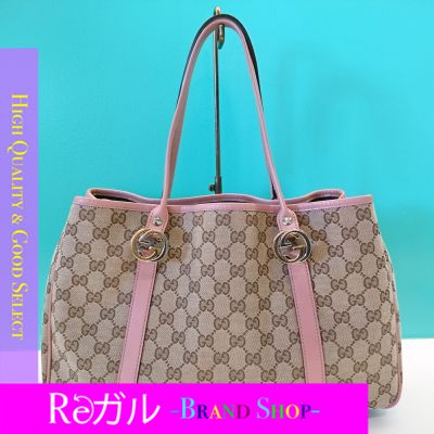 GUCCI トートバッグ GG柄  ピンク 01