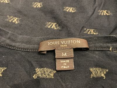 LOUIS VUITTON メンズ半袖Tシャツ ブラック 05