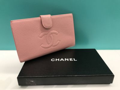 CHANEL 財布 がま口 キャビアスキン 02