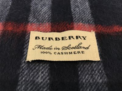 BURBERRY カシミア100％ マフラー 04