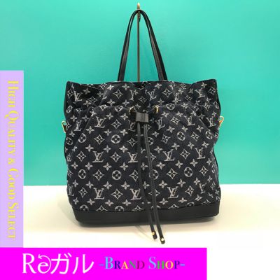 LOUIS VUITTON ノエフル デニム巾着バッグ 01