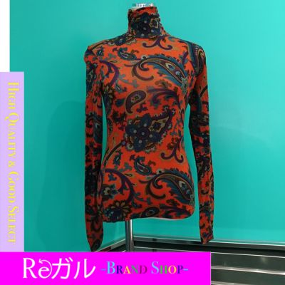 ETRO ハイネックカットソー ペイズリー 01